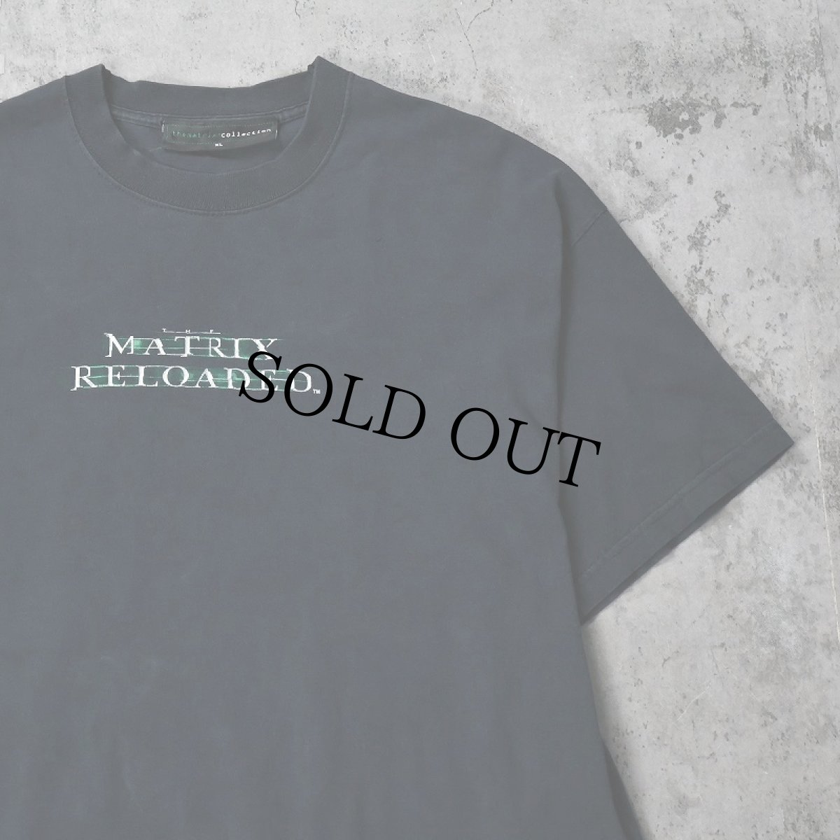 画像1: THE MATRIX RELOADED 映画プリントTシャツ BLACK XL (1)