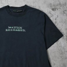 画像1: THE MATRIX RELOADED 映画プリントTシャツ BLACK XL (1)
