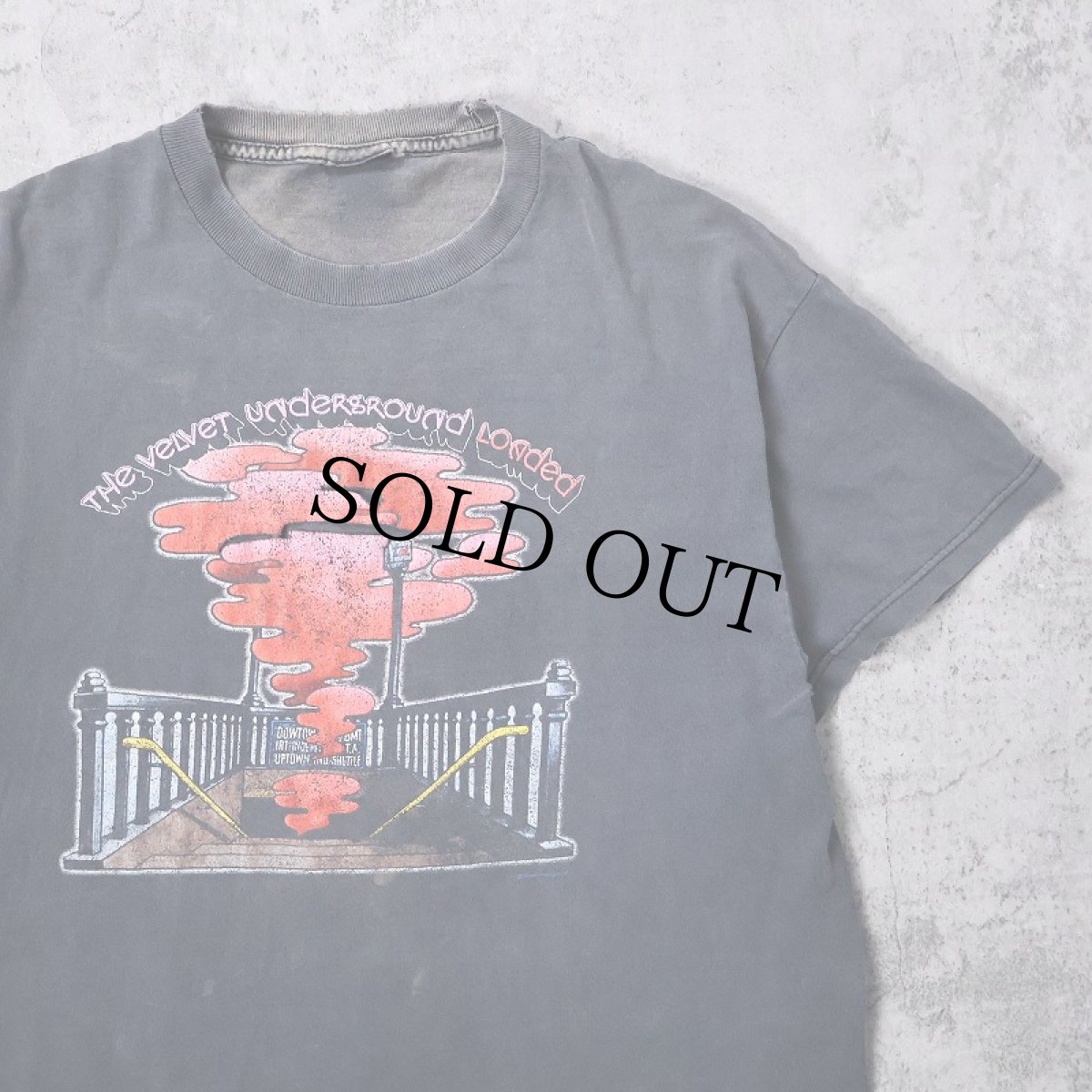 画像1: The Velvet Underground "Loaded" ロックバンド アルバムTシャツ BLACK (1)