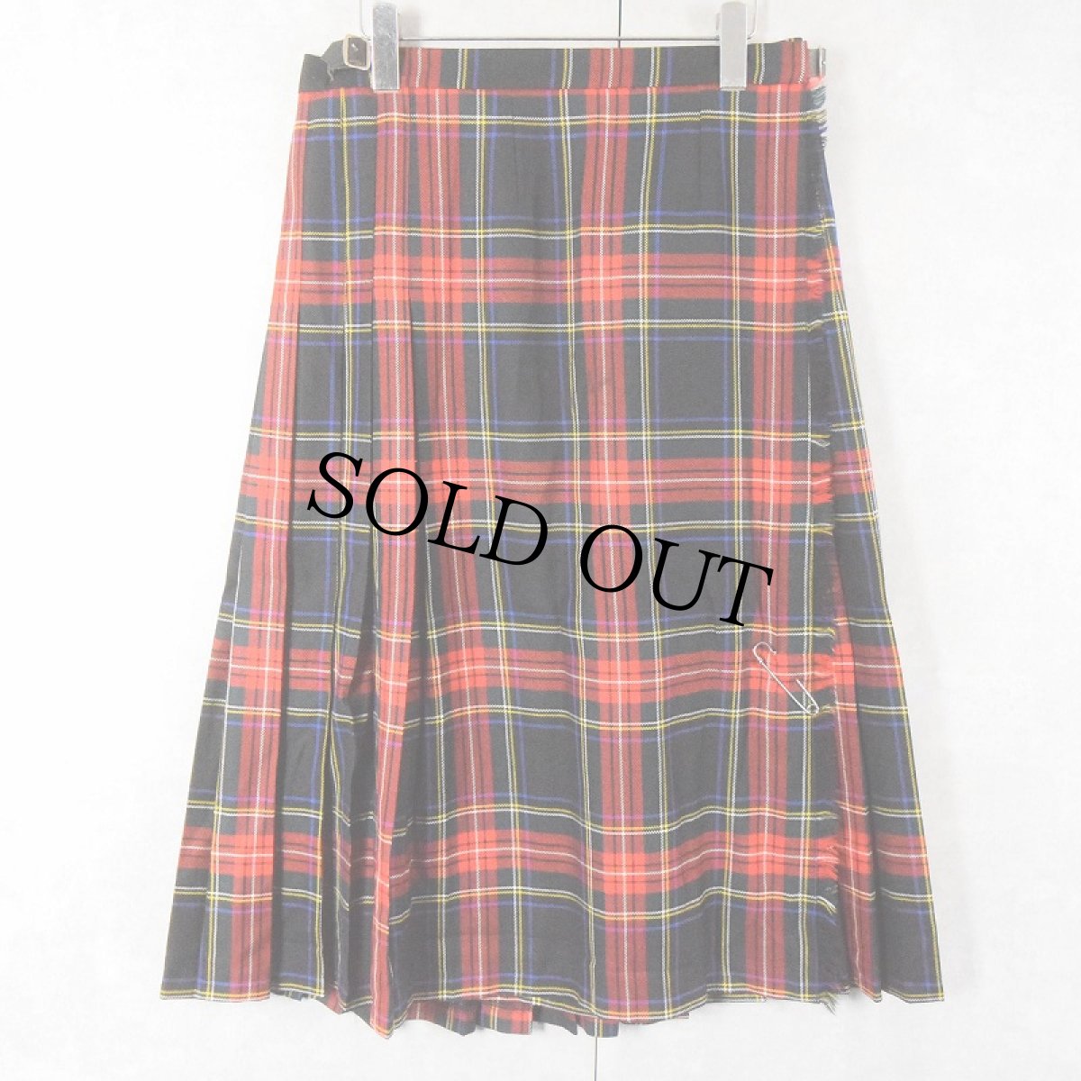 画像5: 90's Pringle BRITAIN製 タータンチェック柄 キルトスカート SIZE46 (5)