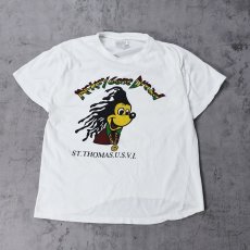 画像1: "Mickey Gone dread" キャラクターパロディプリントTシャツ L (1)