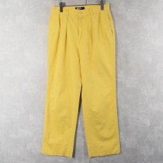 画像1: 【SALE】 POLO Ralph Lauren 2タック コットンチノトラウザーズ W30 (1)