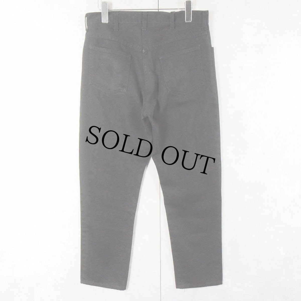 画像2: 60's〜 UNKNOWN カツラギパンツ BLACK W31 (2)