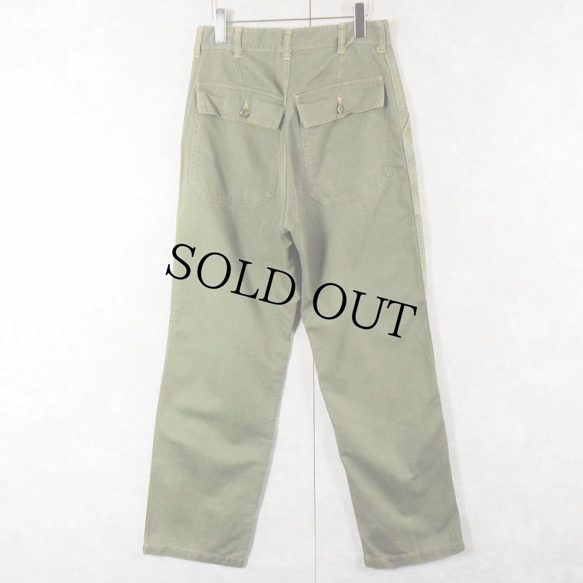 画像2: 60's 民間品 ベイカーパンツ W29 (2)