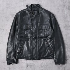 画像1: Ralph Lauren Black Label ITALY製 ライダースジャケット (1)