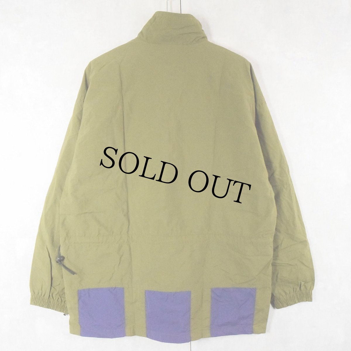 画像2: 90's adidas ナイロンプルオーバージャケット M (2)