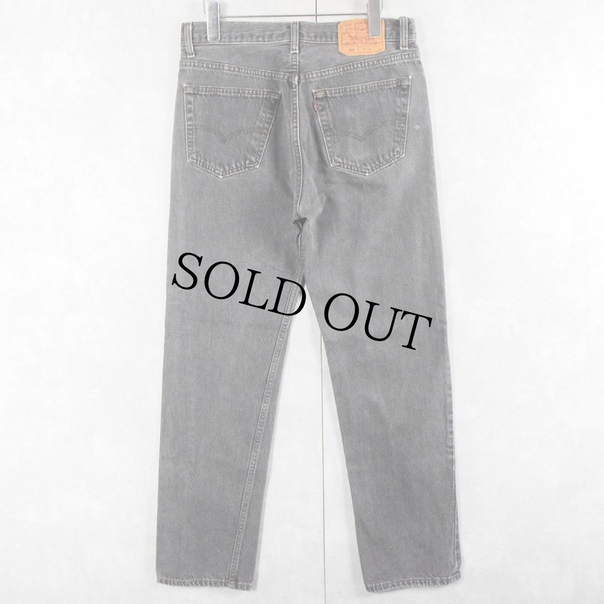 画像2: 90's Levi's 501 USA製 先染め ブラックデニムパンツ W32 (2)
