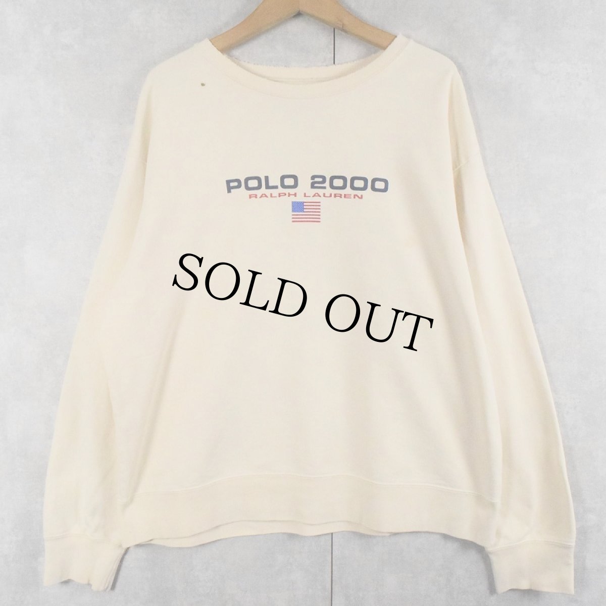 画像2: 90's POLO SPORT Ralph Lauren ロゴプリントスウェット L (2)