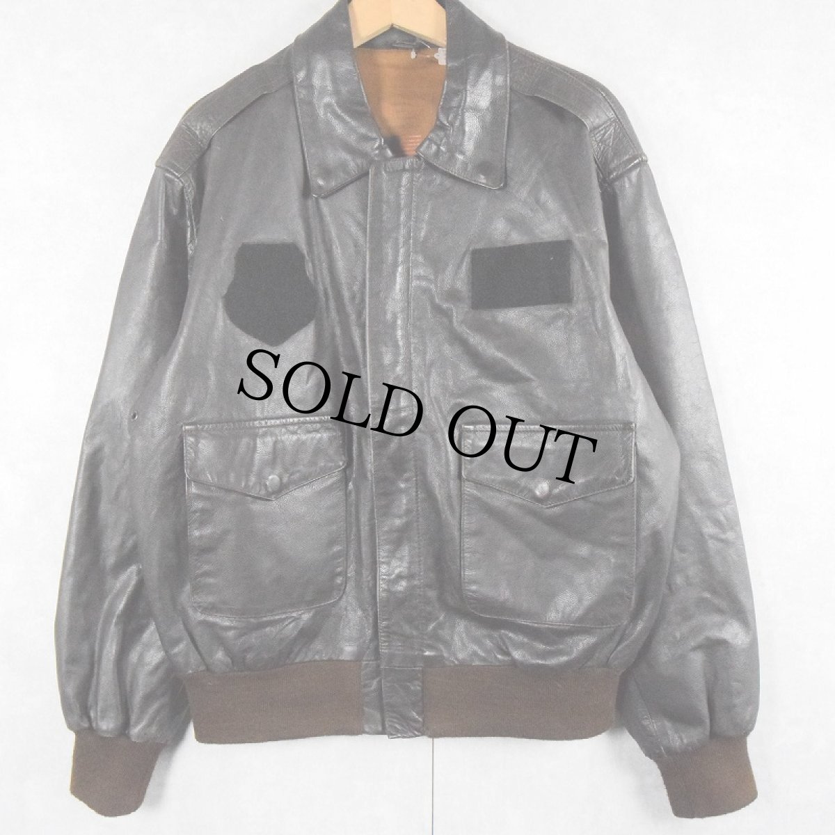 画像1: American Leather Corp "A-2TYPE" フライトレザージャケット SIZE44-R (1)