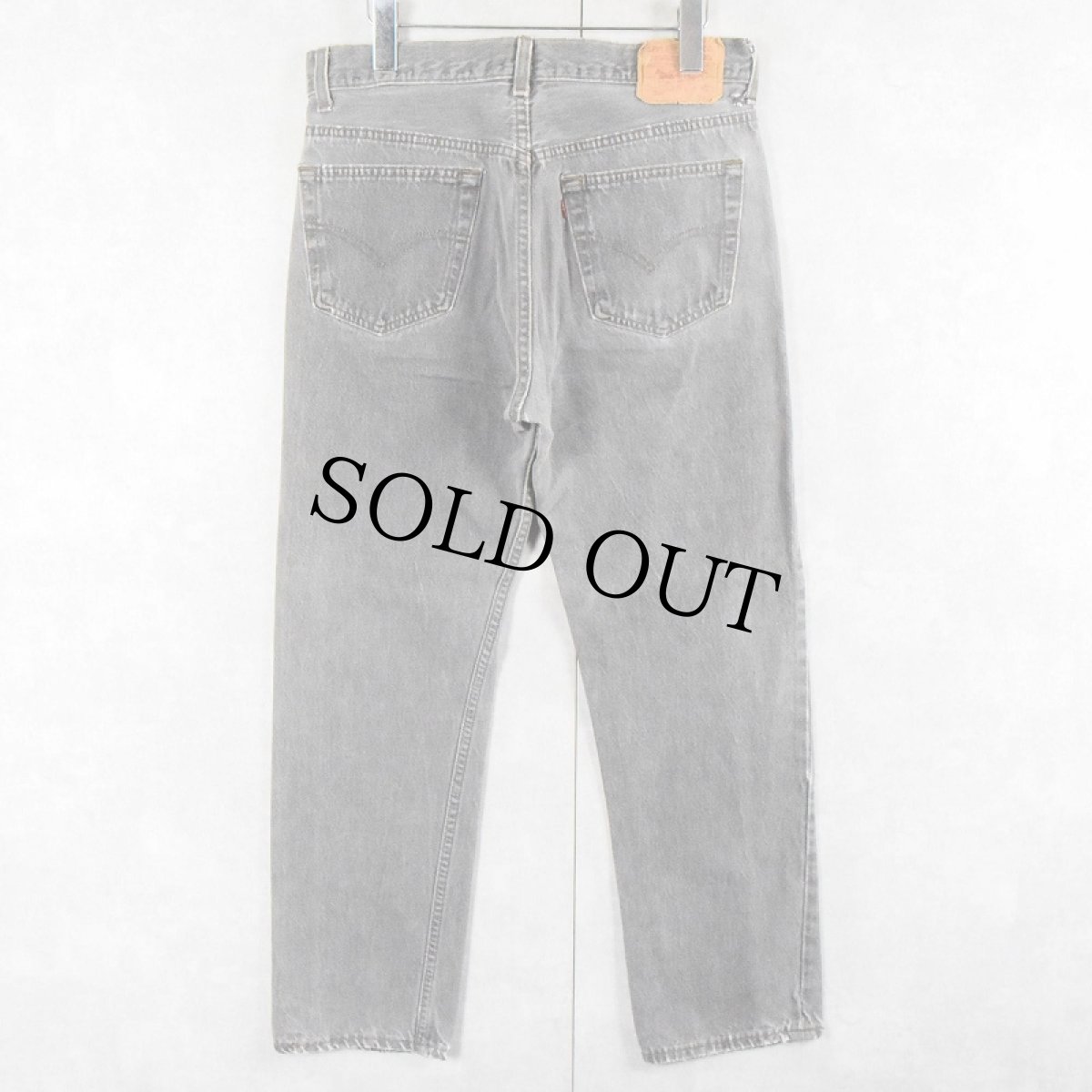 画像2: 90's Levi's 501 USA製 先染め ブラックデニムパンツ W32 (2)