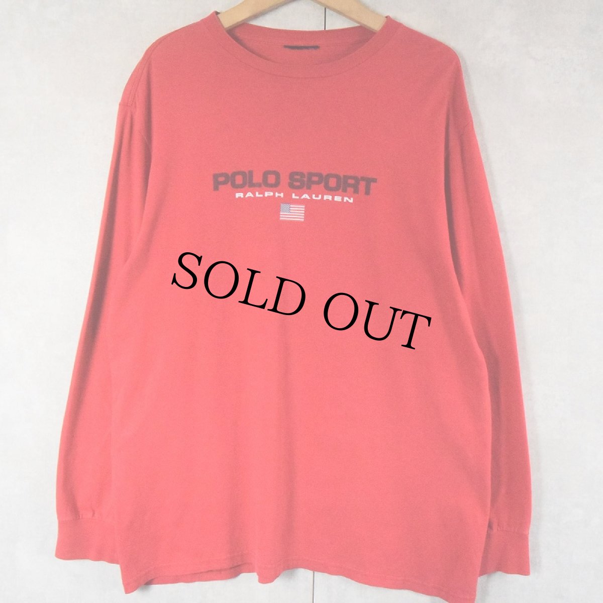 画像2: 90's POLO SPORT Ralph Lauren ロゴプリントロンT (2)