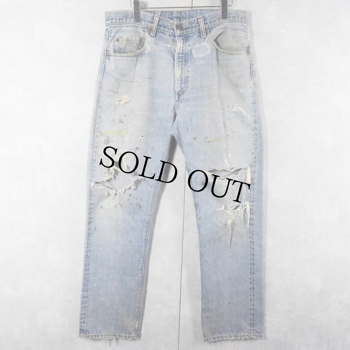 画像1: 70's Levi's 505 66後期 デニムパンツ W29 (1)