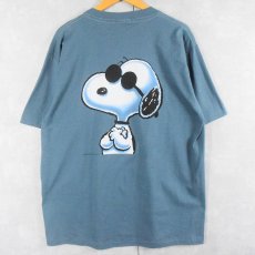 画像1: 90's SNOOPY USA製 "JOE COOL" パロディプリントTシャツ XL (1)