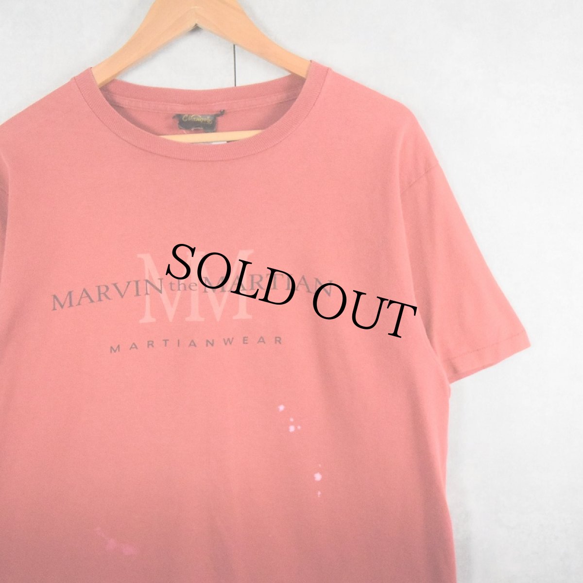 画像2: 90's MARVIN the MARTIAN USA製 パロディプリントTシャツ L (2)