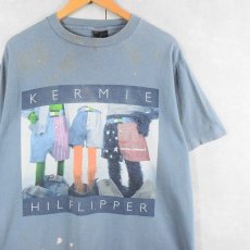 画像1: 90's The Muppets USA製 "KERMIE HILFLIPPER" パロディプリントTシャツ (1)