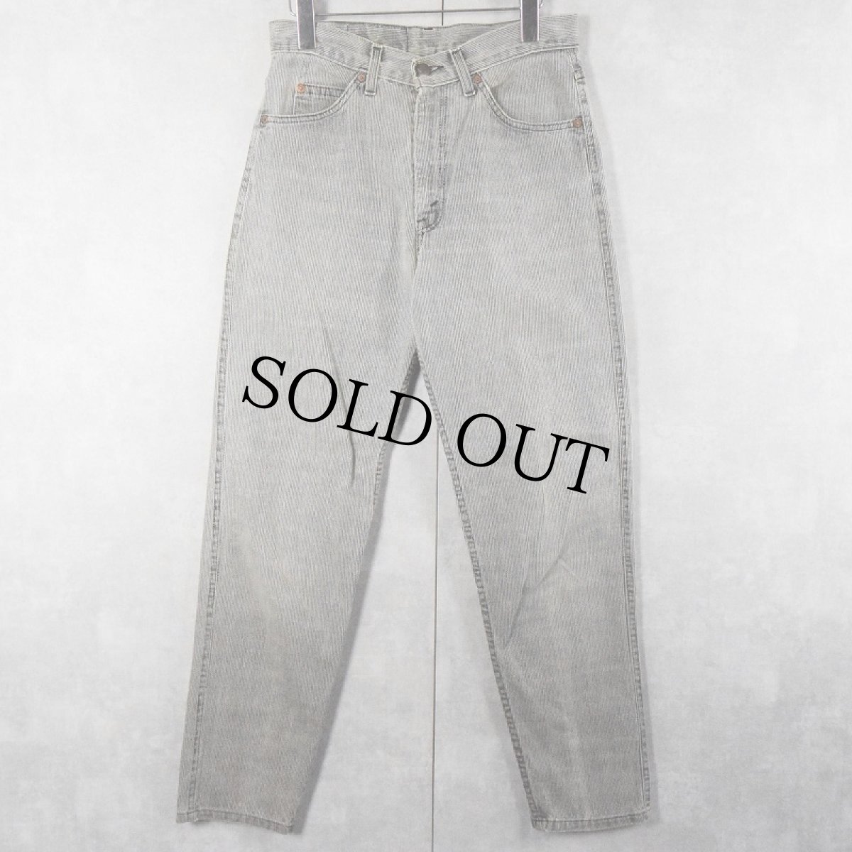 画像1: 80's Levi's 550 白タブ ピケパンツ W30 (1)