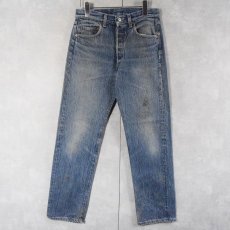 画像3: 80's Levi's 501 USA製 ストライプ柄 デニムパンツ W29 (3)