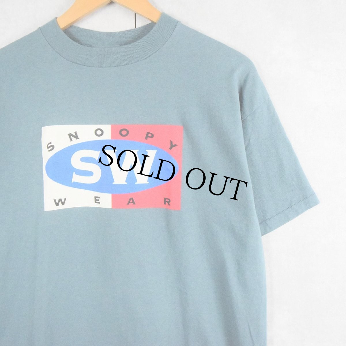 画像2: 90's SNOOPY USA製 パロディプリントTシャツ L (2)