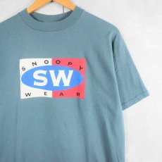 画像2: 90's SNOOPY USA製 パロディプリントTシャツ L (2)