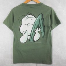 画像1: 90's LINUS USA製 パロディプリントTシャツ XL (1)
