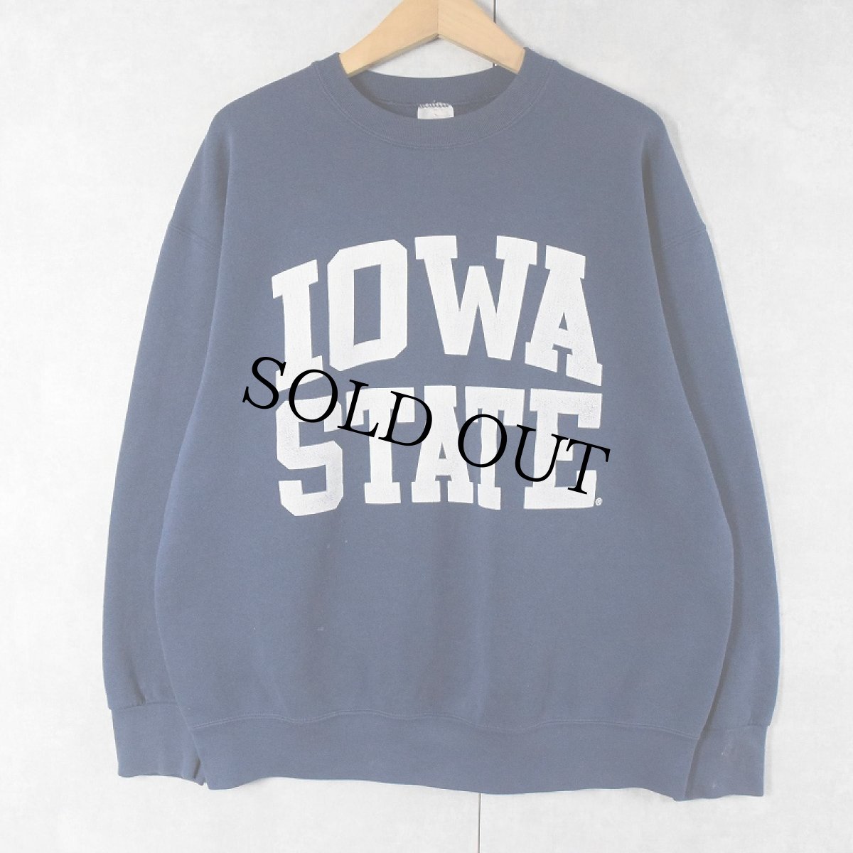 画像1: "IOWA STATE" プリントスウェット NAVY (1)