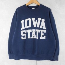 画像1: "IOWA STATE" プリントスウェット NAVY (1)