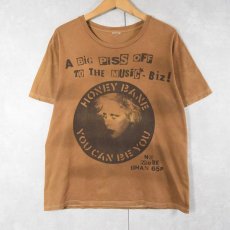 画像1: Honey Bane "A Big Piss Off to the Musick" パンク・ロック・シンガー プリントTシャツ (1)