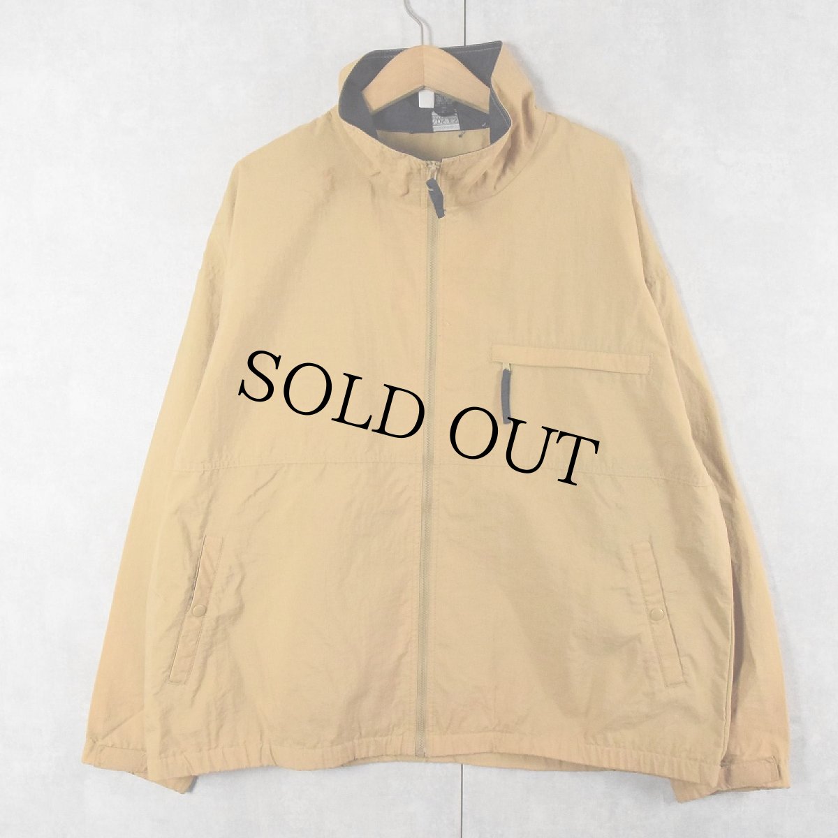 画像1: 【SALE】 90's LANDS' END ナイロンジップジャケット L (1)