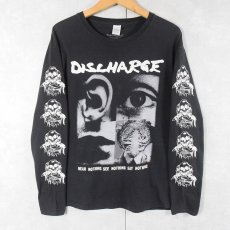 画像1: DISCHARGE "HEAR NOTHING SEE NOTHING SAY NOTHING" ハードコア・パンクバンド プリントロンT M (1)