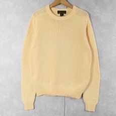 画像1: 90's Eddie Bauer コットンニットセーター M (1)