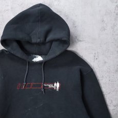 画像1: The Crystal Method エレクトロニックミュージック・デュオ 刺繍入り スウェットフーディー BLACK (1)