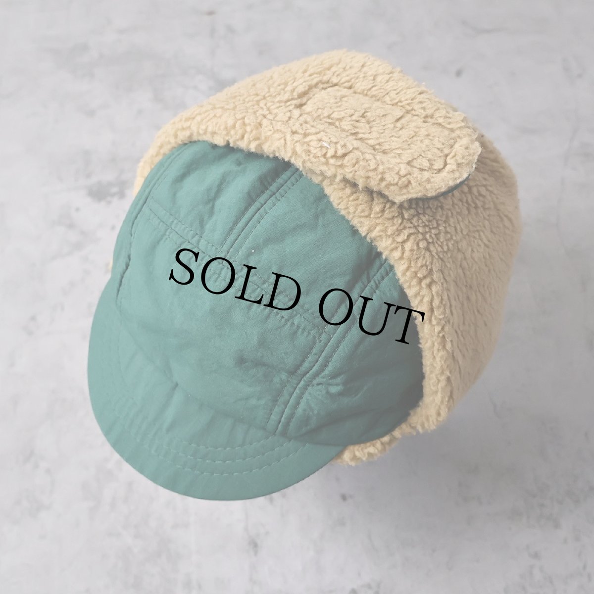 画像1: 90's L.L.Bean USA製 ボアライナー フライトキャップ L/XL (1)