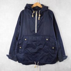 画像1: GAP ナイロンアノラックパーカー NAVY M (1)