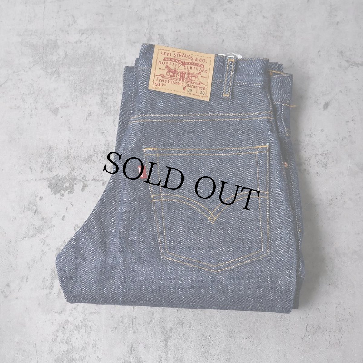 画像1: 2000's Levi's 517 ブーツカットデニムパンツ DEADSTOCK W31 (1)