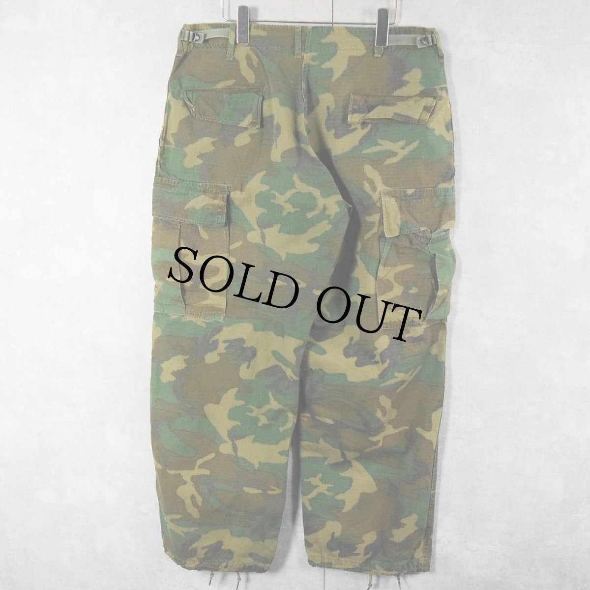 画像2: 60's U.S.ARMY ERDL迷彩 ブラウンリーフ ジャングルファティーグパンツ 5th MEDIUM REGULAR (2)