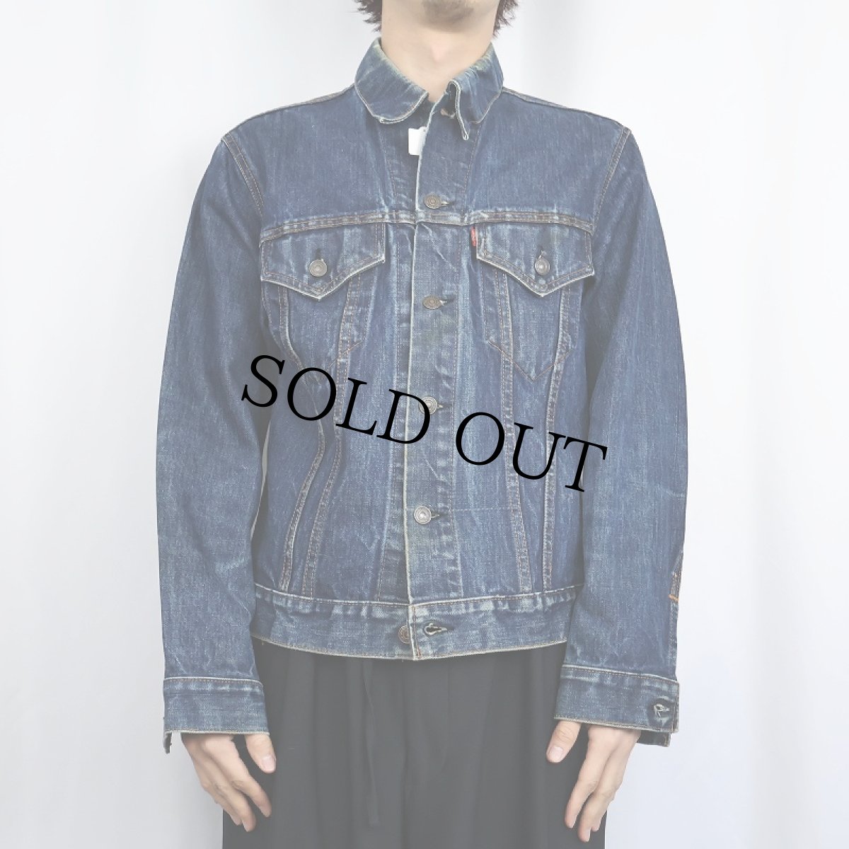 画像2: 60〜70's LEVI'S 70505 BIGE USA製 デニムジャケット (2)