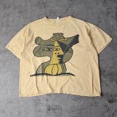 画像1: 90's Pablo Picasso アートプリントTシャツ (1)