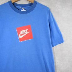 画像1: 90's NIKE 銀タグ USA製 "JUST DO IT." ロゴプリントTシャツ XL (1)