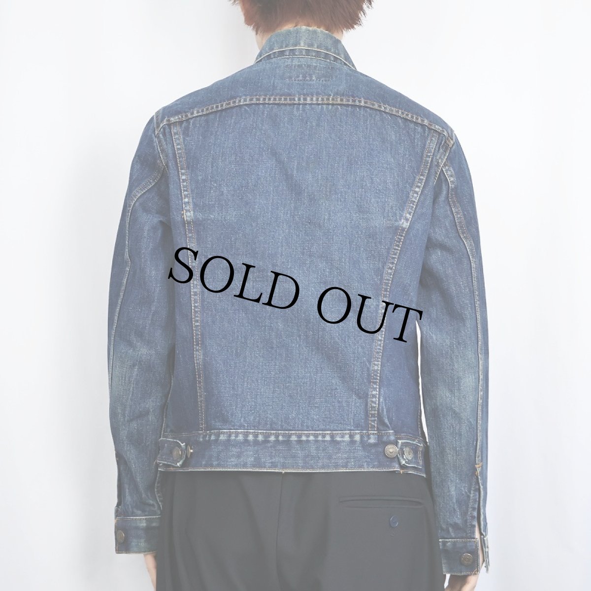 画像3: 60〜70's LEVI'S 70505 BIGE USA製 デニムジャケット (3)