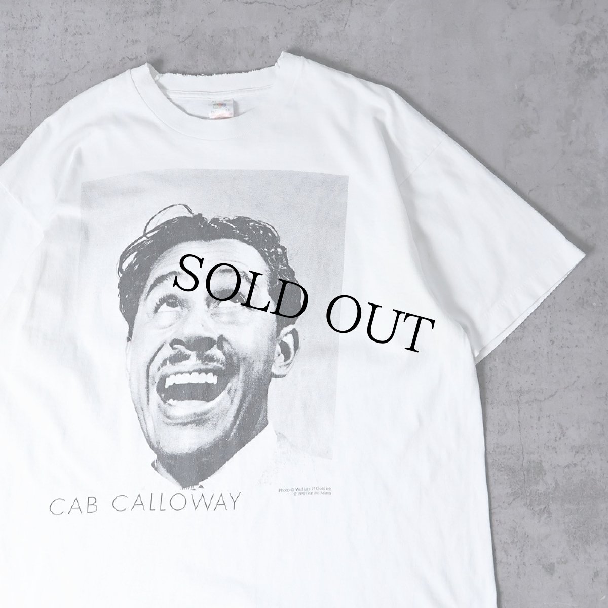 画像1: 90's Gear Inc. William P. Gottlieb USA製 "CAB CALLOWAY" ジャズシンガー フォトプリントTシャツ XL (1)