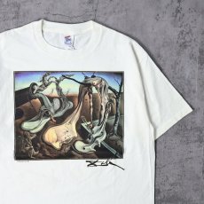 画像1: 90's SALVADOR DALI USA製 "APIDER OF THE EVENING" アートプリントTシャツ MINT CONDITION L (1)