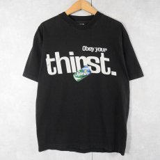 画像2: Sprite "obey your thirst." 飲料メーカープリントTシャツ BLACK M (2)