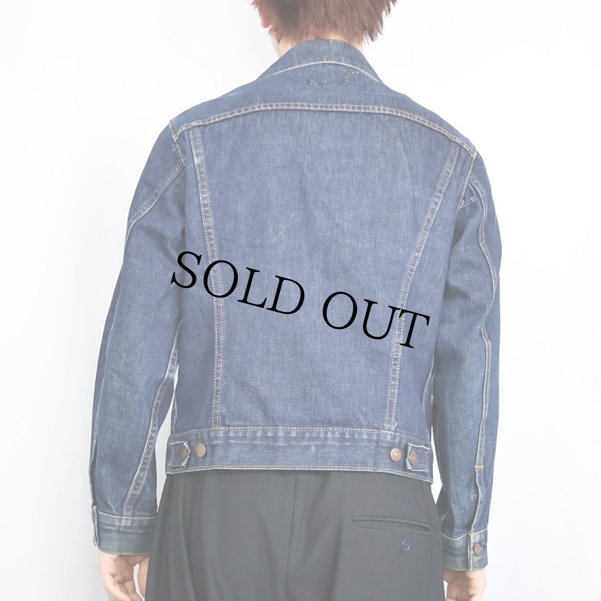 画像3: 60〜70's LEVI'S 70505 BIGE USA製 デニムジャケット size40 (3)
