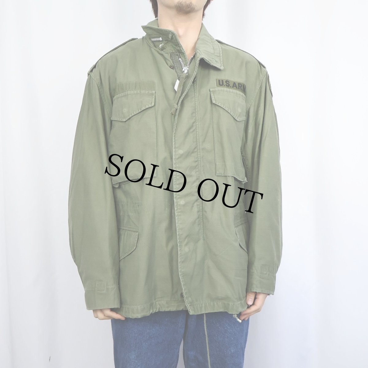 画像2: 60’s U.S.ARMY M-65 フィールドジャケット 2nd MEDIUM-SHORT (2)