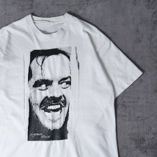 画像1: 90's The Shining サイコロジカルホラー映画 プリントTシャツ (1)