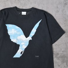 画像1: 90's Rene Magritte "The great family" アートプリントTシャツ XL (1)