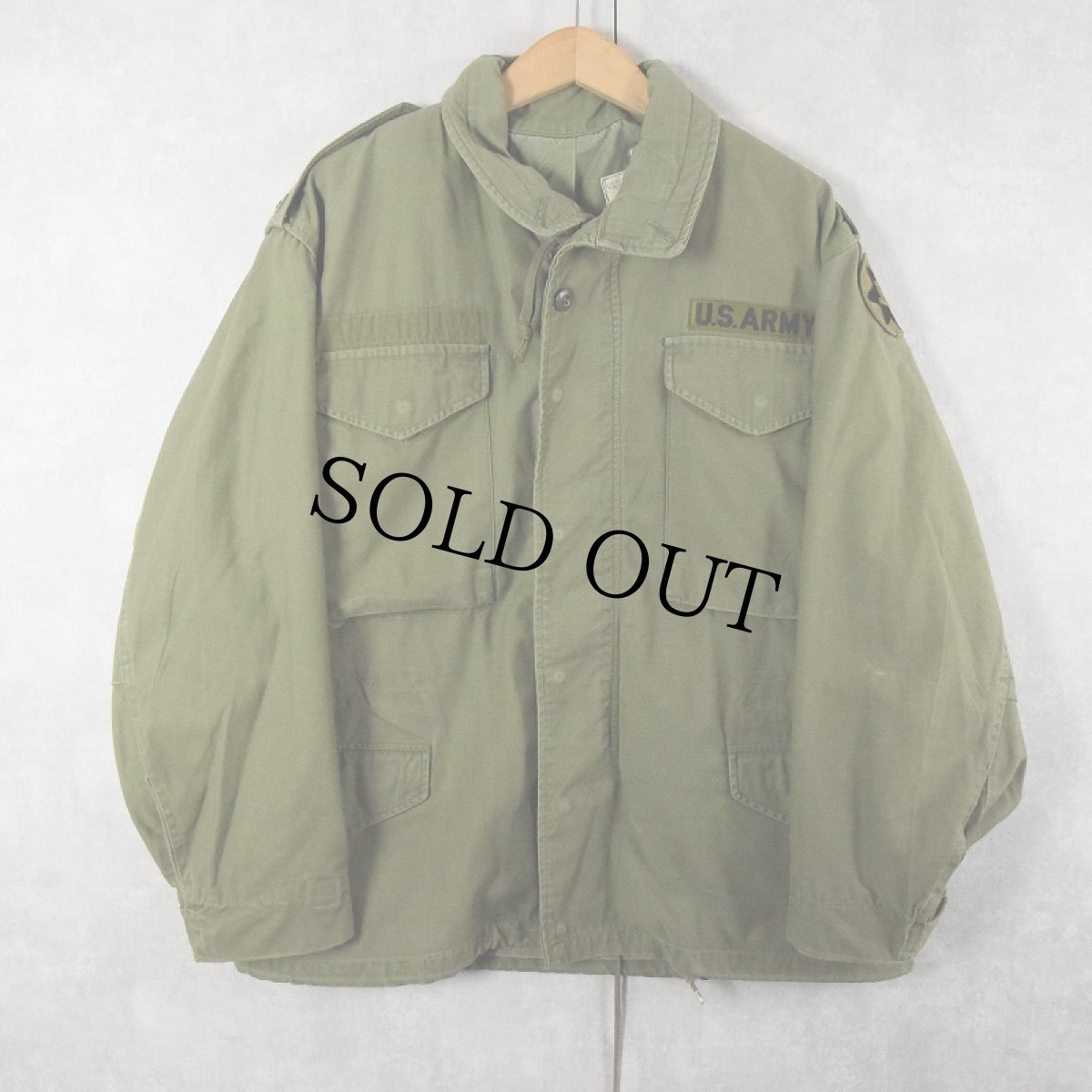 画像1: 60’s U.S.ARMY M-65 フィールドジャケット 2nd MEDIUM-SHORT (1)
