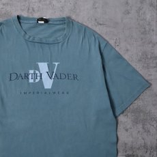 画像2: 90's STARWARS USA製 "DARTH VADER" Calvin Klein パロディプリントTシャツ XL (2)