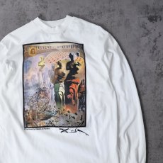 画像1: 90's SALVIADOR DALI USA製 "幻覚剤的闘牛士" アートプリントロンT M (1)