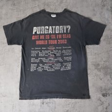画像2: 2003 IRON MAIDEN USA製 "PURGATORY?" ヘヴィメタルバンドツアーTシャツ M (2)